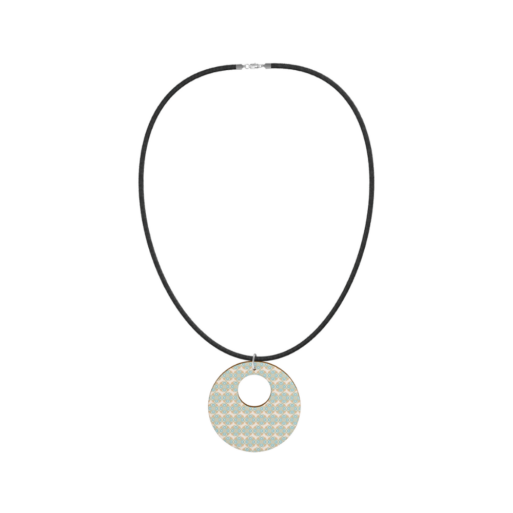 hoop necklace with hole Gardalia